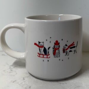 Cat Design White Mug